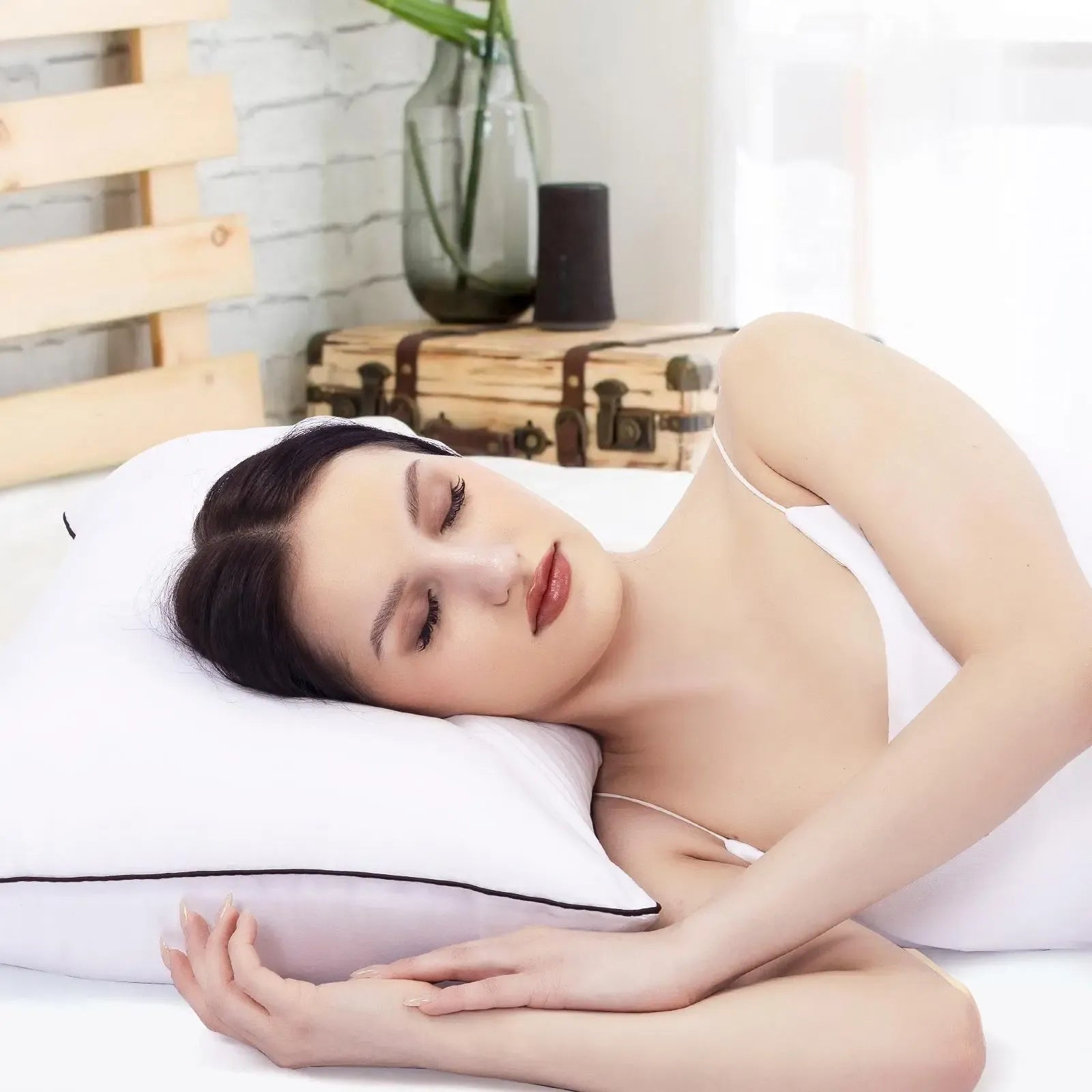 UFIST Hotel-style Sleeping Pillows, Lightweight, Soft, Quick to Rebound, Pillows Provide Support for Head and Neck, Making Them Ideal Bedding for Back, Stomach Or Side Sleepers