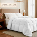 Utopia Bedding All Season Puffed Comforter Duvet Insert - King, Queen, Twin, Full Sizes, Lightweight, Soft 100% Polyester Microfiber, Breathable, Cozy, Durable, Easy Care Bed Set (Comforter Queen Size Included), 100% Polyester Duvets