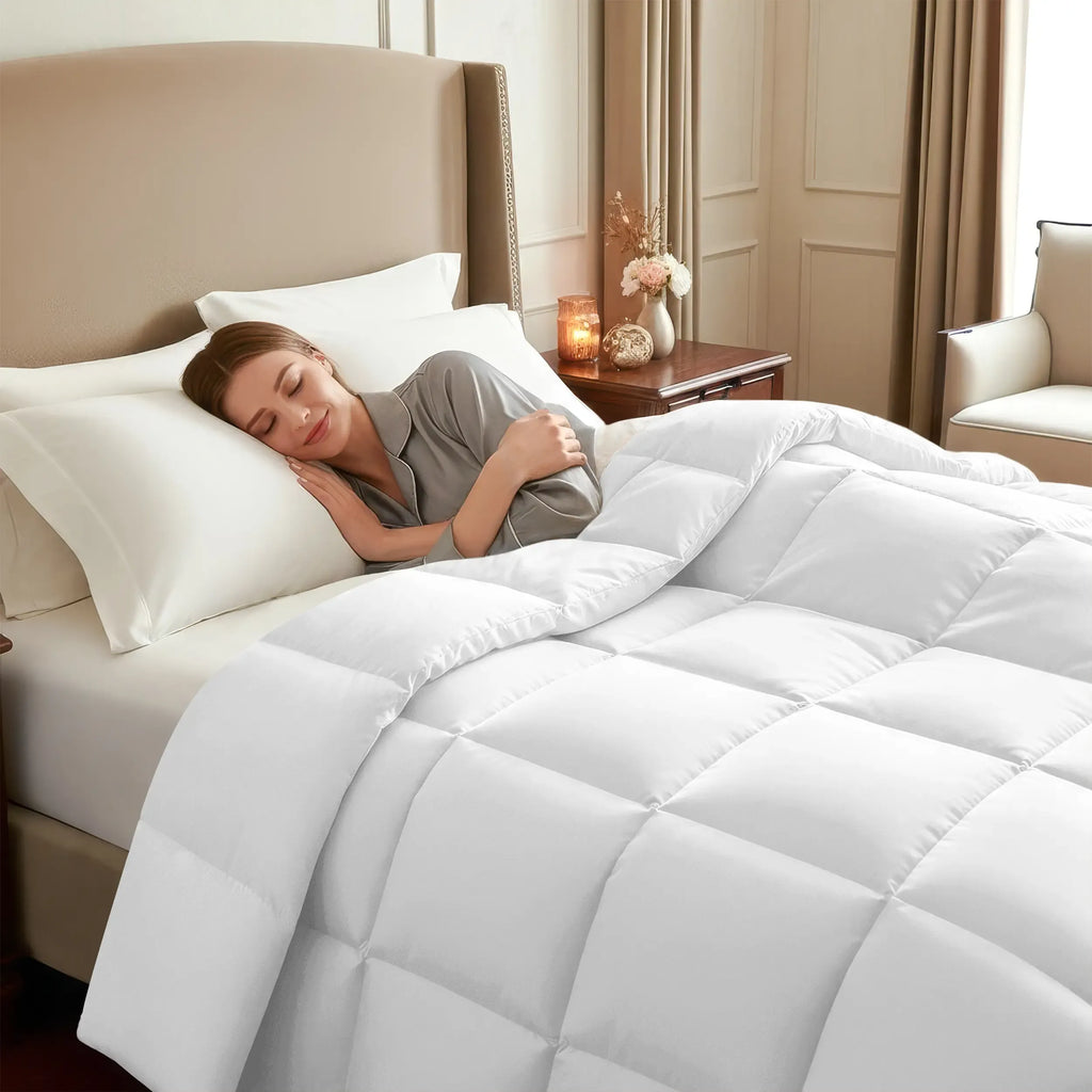 Utopia Bedding All Season Puffed Comforter Duvet Insert - King, Queen, Twin, Full Sizes, Lightweight, Soft 100% Polyester Microfiber, Breathable, Cozy, Durable, Easy Care Bed Set (Comforter Queen Size Included), 100% Polyester Duvets