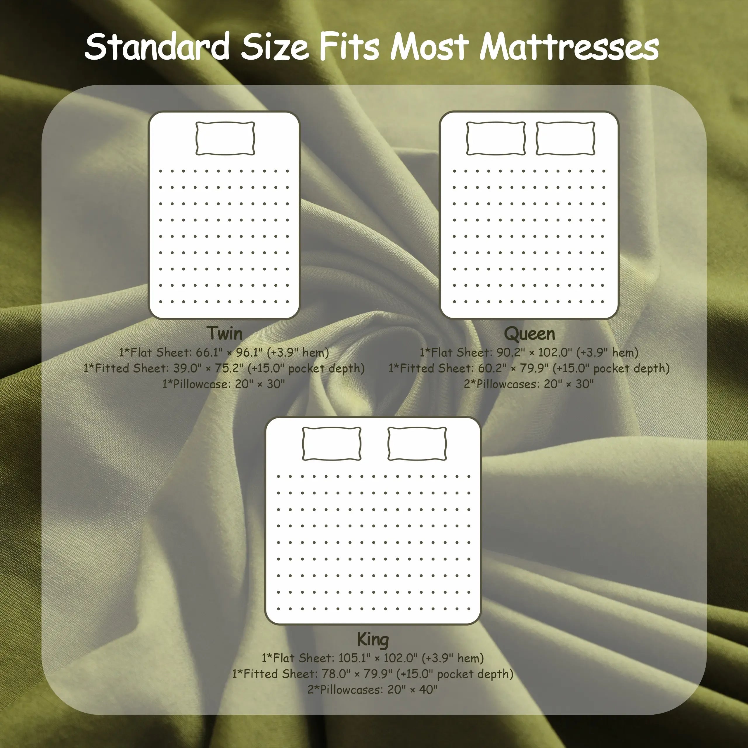 [Deals for You Days] NTBAY Bamboo Sheets Set 3/4 Pcs - Soft Bedding Sets, Cooling Breathable Bedding Set | Hotel Luxury, Super Soft & Smooth, 15" Deep Pocket | Wrinkle/Fade Resistant, Skin Friendly, Bedroom Gift Idea