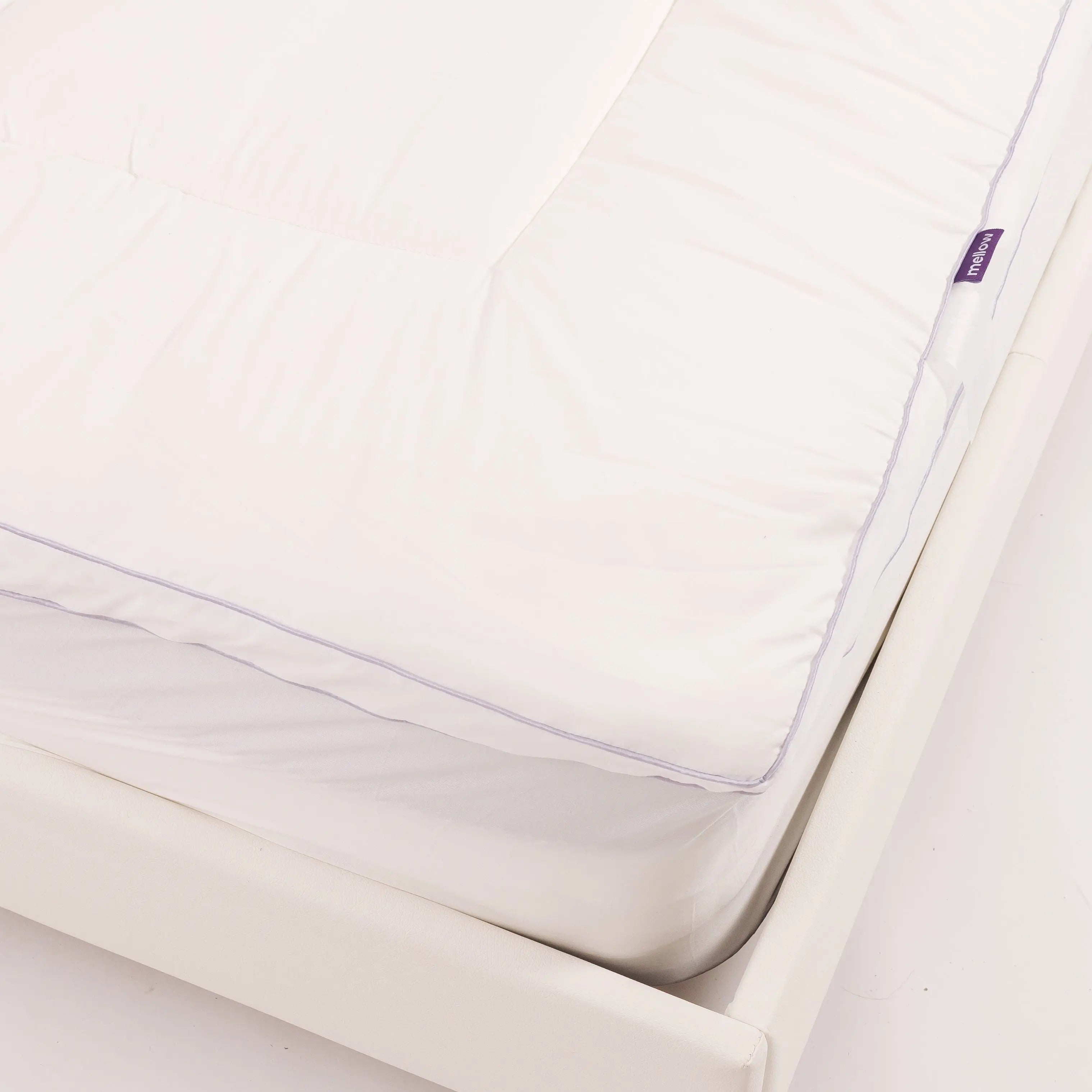 Mellow Sleep | The Cloud Layer – Extra Thick Soft Down Alternative Fill Mattress Topper, Water Resistant Plush Bed Cushion for Pressure Relief & Back Support, Luxury Hotel Style Cooling Mattress Pad for Better Sleep
