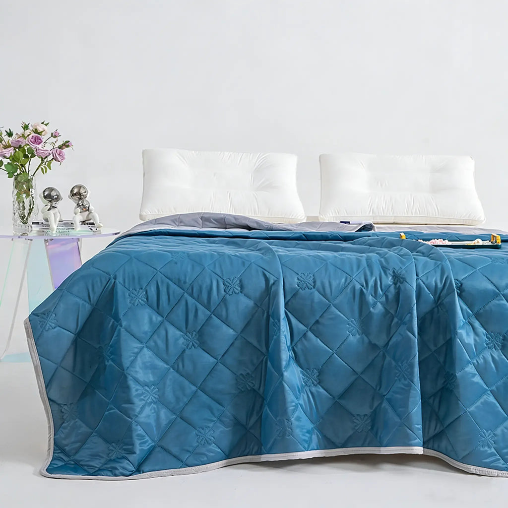 【Father 's Day Gift】ROSEKIND Summer Cooling Blanket - Lightweight Cool Blanket, Sleep-Friendly Quilts for Hot Sleepers, Soft Elastic Breathable, Air Conditioning Bedroom Use to Prevent Colds (Mid-Year Sale, Deals for You, Restock, Dealsforyoudays)