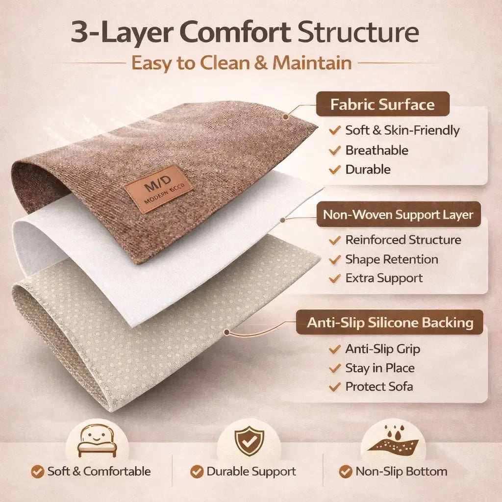 Solid Color Thick Couch Cover for Dogs and Cats, Non‑Slip Sofa Seat Protector Pad, Soft Pet‑Friendly Furniture Cover, Multiple Colors for 1/2/3/4 Seater Sofa, Sofa Slipcover, Removable Washable Covers