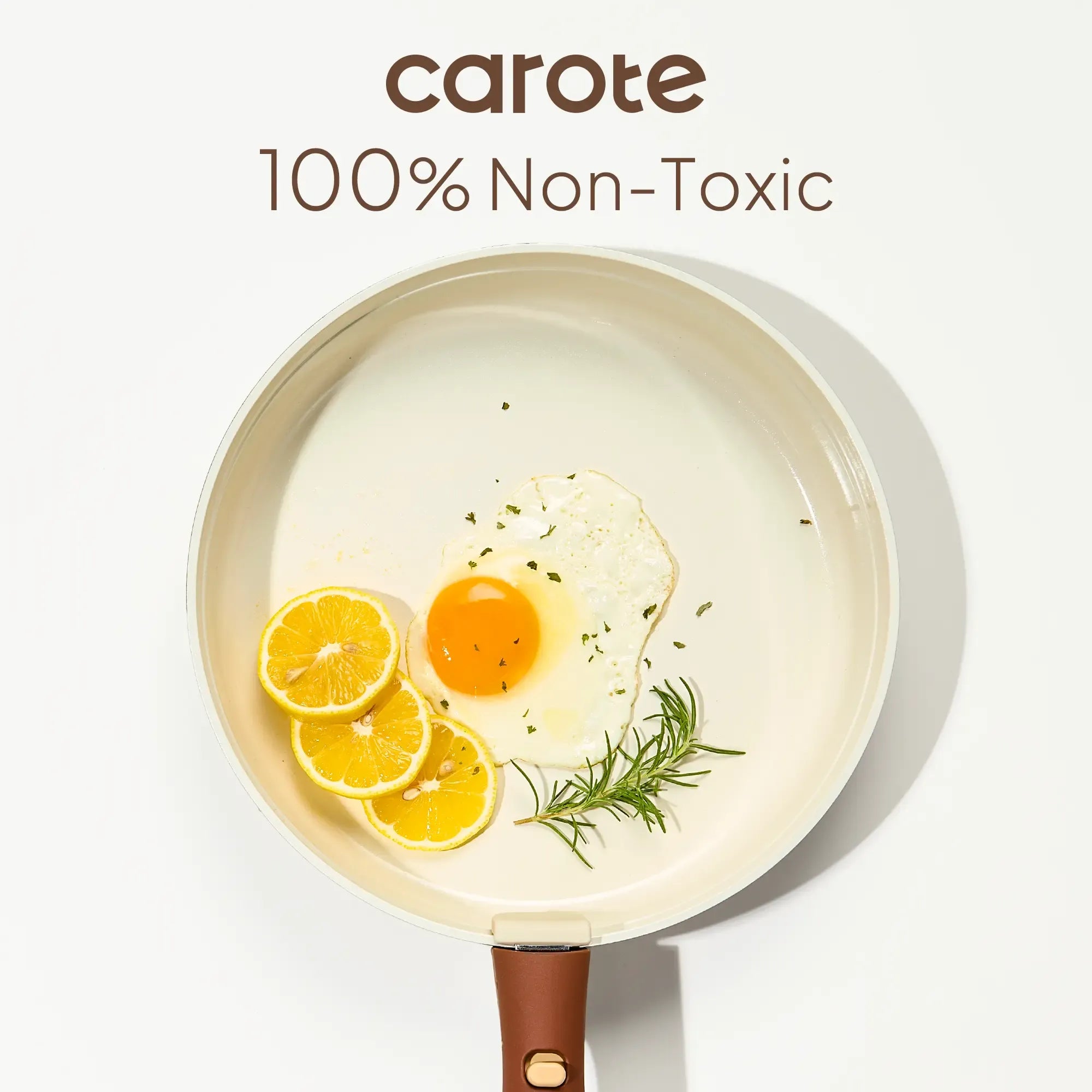 [Official]CAROTE Cookware Set 22/31Pcs Ceramic Nonstick Cookware Set with Detachable Handle, Biscuit Trivets, Non-Toxic Dishwasher Safe, Induction Safe