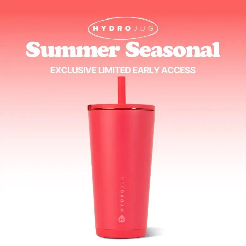 Hydrojug Everyday Tumbler - Double-Wall Vacuum Insulated Flexible Straw Drinkware Bottled