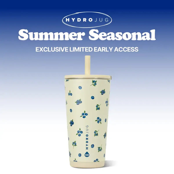 Hydrojug Everyday Tumbler - Double-Wall Vacuum Insulated Flexible Straw Drinkware Bottled