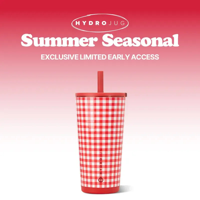 Hydrojug Everyday Tumbler - Double-Wall Vacuum Insulated Flexible Straw Drinkware Bottled