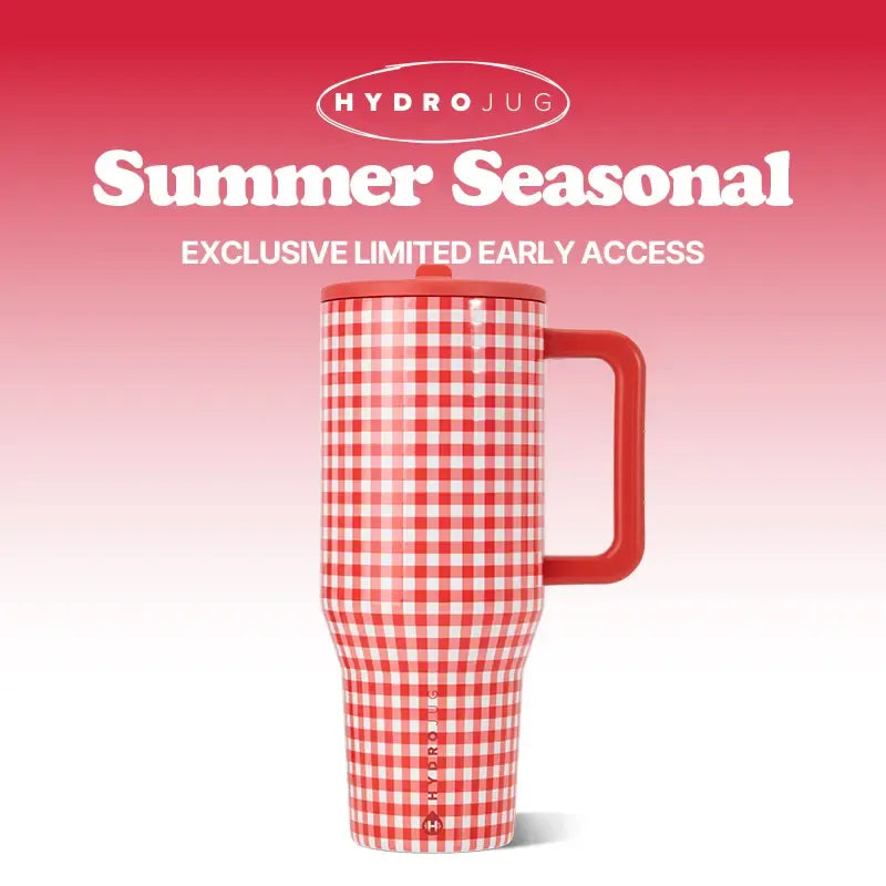 HydroJug Traveler | Leak-Proof Insulated Tumbler with Flip Straw & Cup Holder Fit Flasks Lid Drinkware