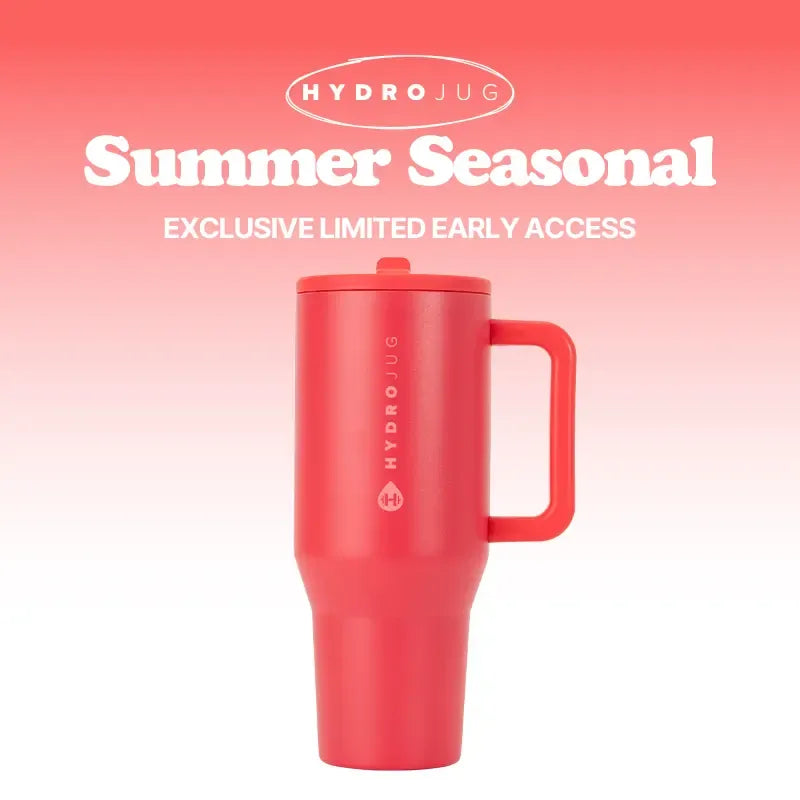 HydroJug Traveler | Leak-Proof Insulated Tumbler with Flip Straw & Cup Holder Fit Flasks Lid Drinkware