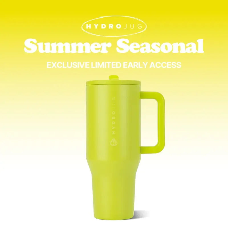 HydroJug Traveler | Leak-Proof Insulated Tumbler with Flip Straw & Cup Holder Fit Flasks Lid Drinkware