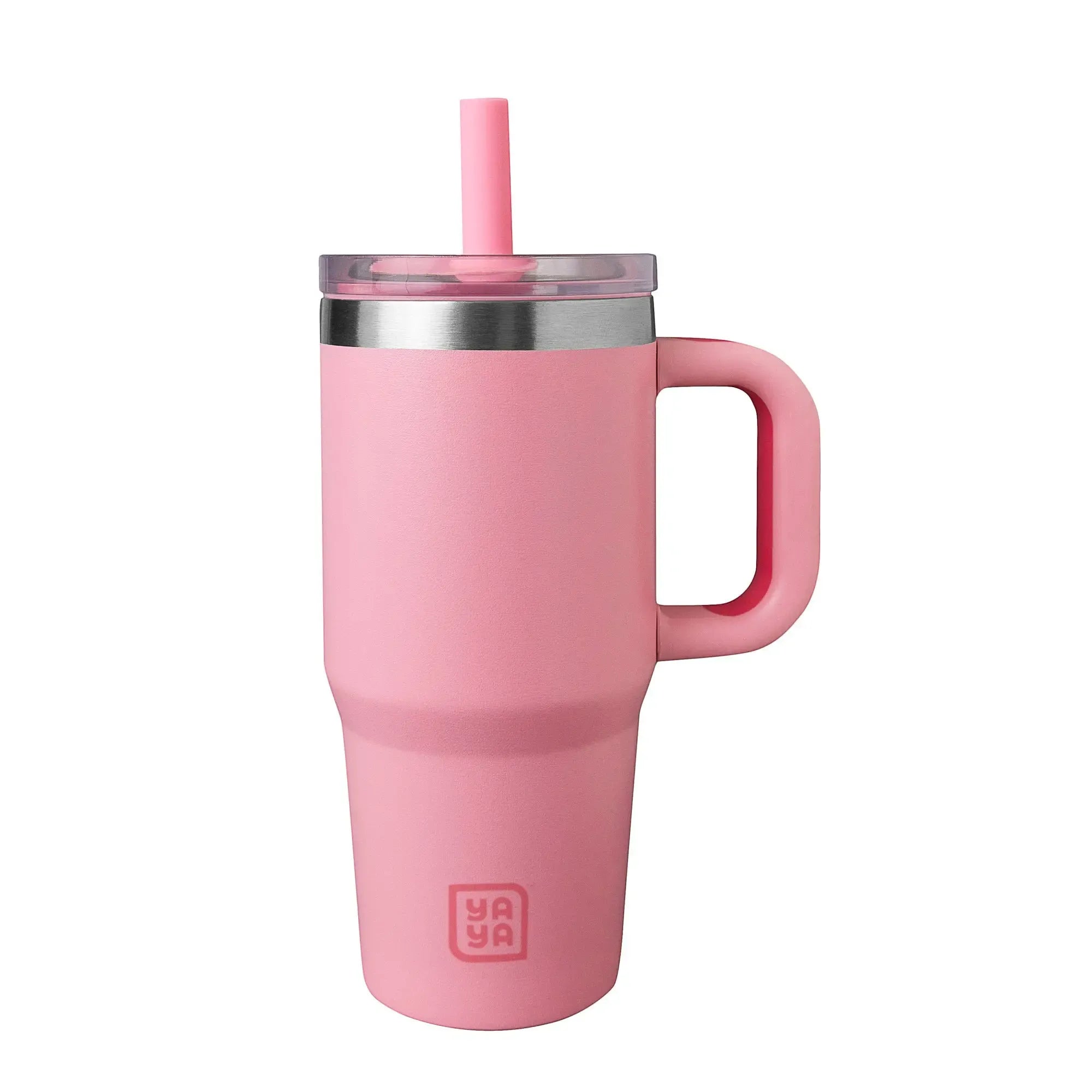 YAYA My First Travel Tumbler for Toddlers - Portable Stainless Steel Tumbler with Silicone Straw, Spill-Proof Lid, Insulated for Cold Drinks, Drinkware, Reusable Mug Bottled