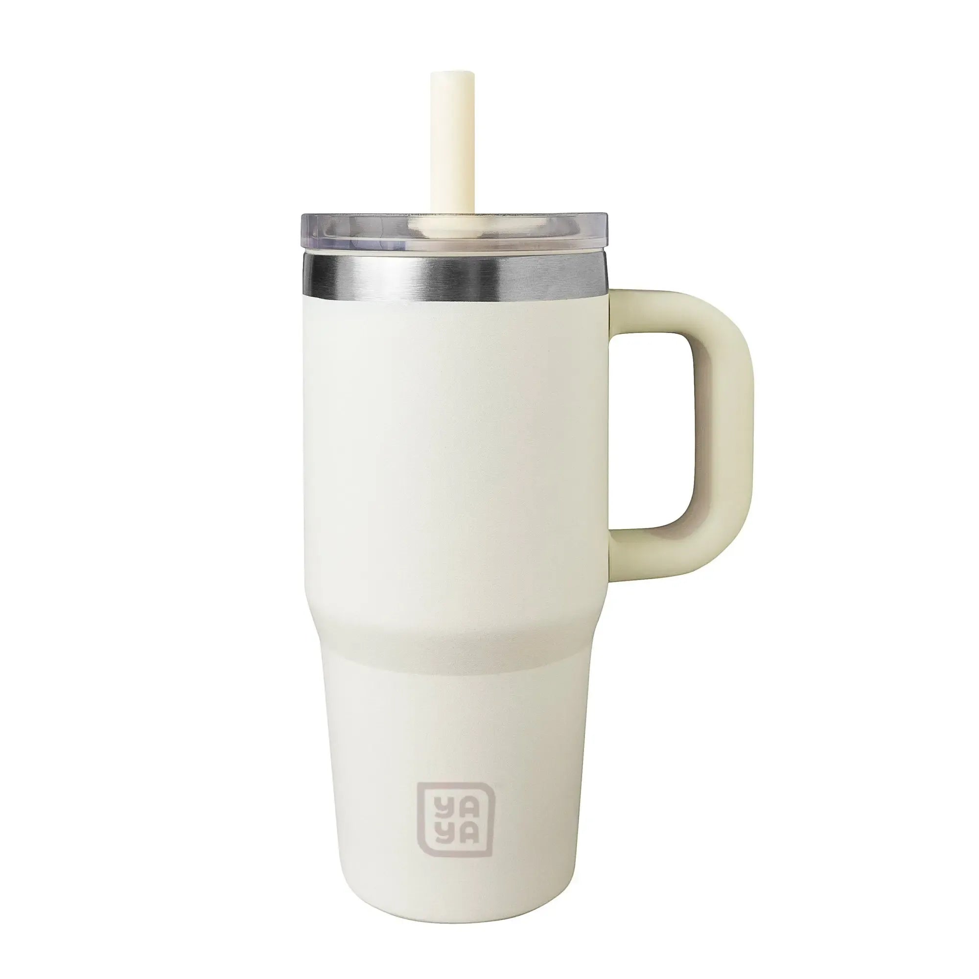 YAYA My First Travel Tumbler for Toddlers - Portable Stainless Steel Tumbler with Silicone Straw, Spill-Proof Lid, Insulated for Cold Drinks, Drinkware, Reusable Mug Bottled