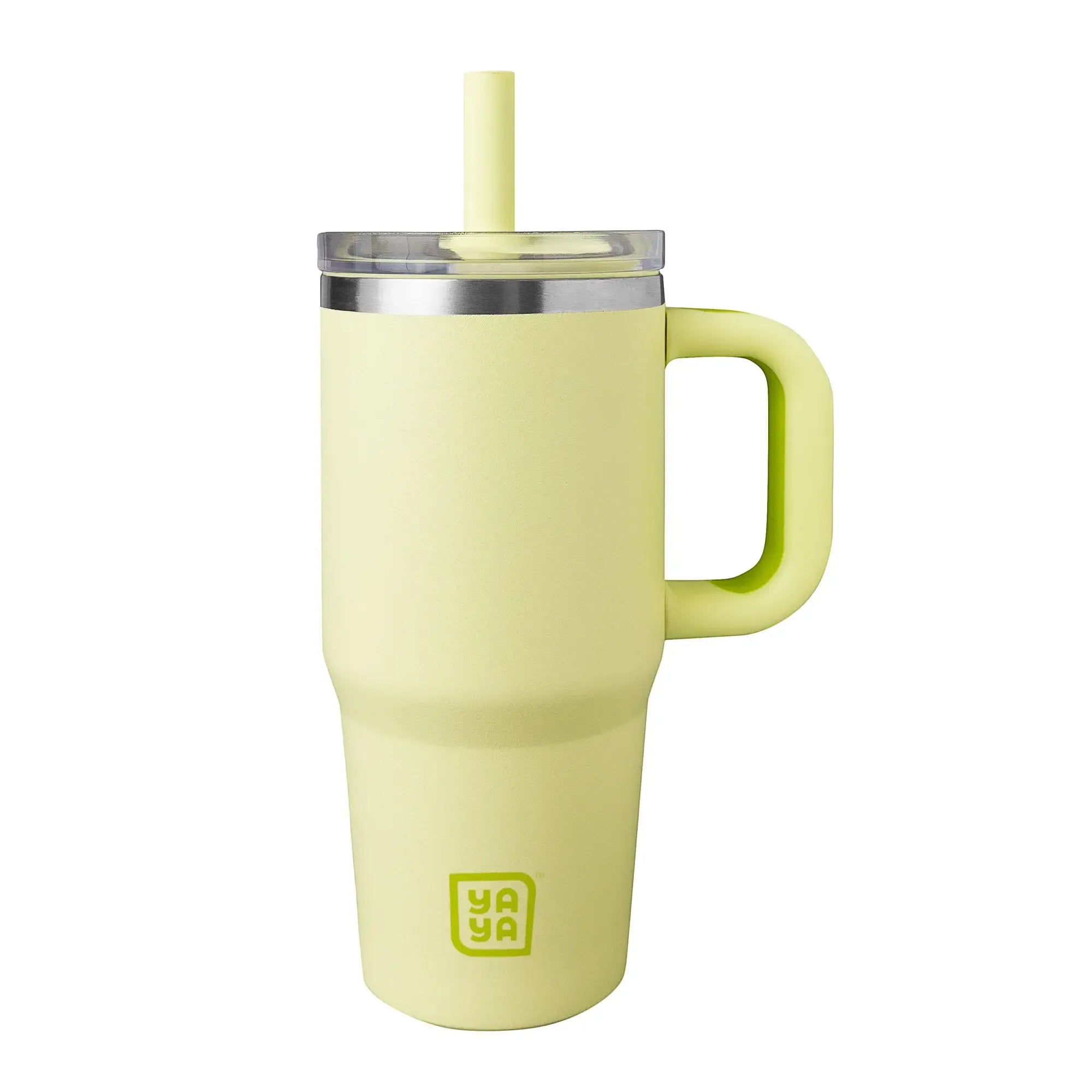YAYA My First Travel Tumbler for Toddlers - Portable Stainless Steel Tumbler with Silicone Straw, Spill-Proof Lid, Insulated for Cold Drinks, Drinkware, Reusable Mug Bottled