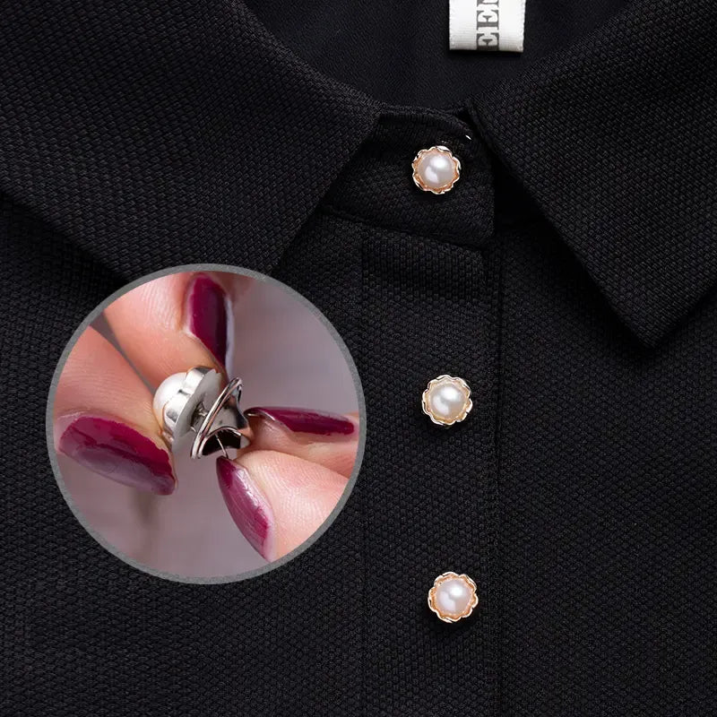 50Pcs Women Shirt Brooch Buttons Cover up Button Pin Safety Brooch Buttons No-Sew Replacement for Clothing Dress Sweater Shoes Hats Decorative Supplies