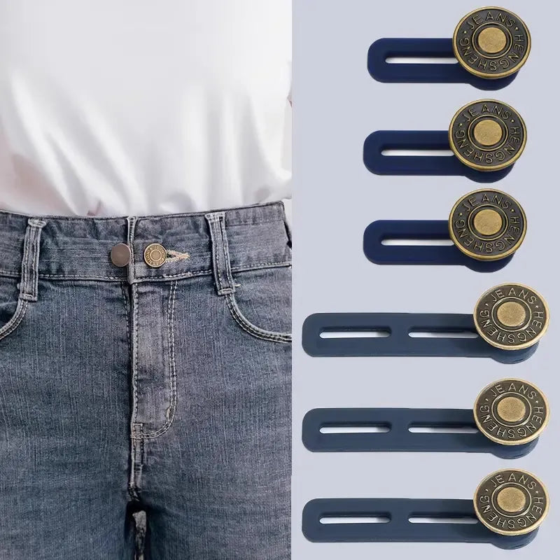 20 Pcs Jeans Button Extenders, No Sewing Required, Unisex Pants Button Extenders, Adjustable Waistband Extension, Durable Design ﻿
