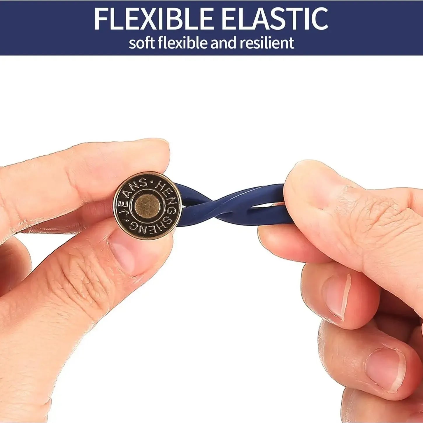 20 Pcs Jeans Button Extenders, No Sewing Required, Unisex Pants Button Extenders, Adjustable Waistband Extension, Durable Design ﻿